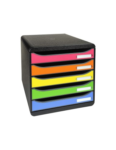 FICHERO SOBREMESA EXACOMPTA BIG-BOX PLUS CLASSIC 5 CAJONES MULTI.