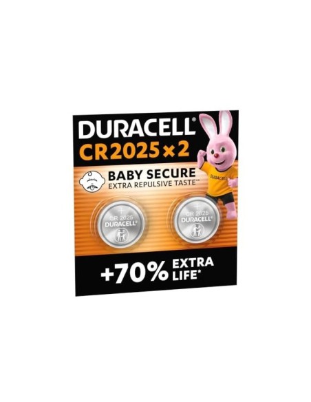 PILA DURACELL ALCALINA BOTON CR2025 BLISTER 2 UD.