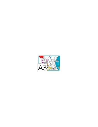 MANTEL COLOREAR MAPED INDIVIDUAL A3 PK.DE 15 UD.SURTIDAS