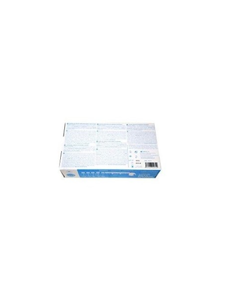 GUANTE NITRILO DESECHABLE SENSITIVE SIN POLVO TALLA M AZ.  100 UD.