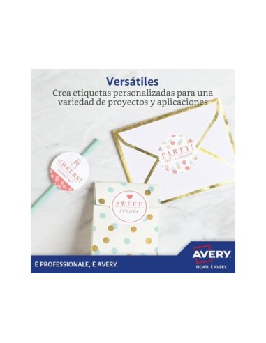 ETIQUETA ADH. AVERY REMOV.LASER TINTA BL.62X89MM