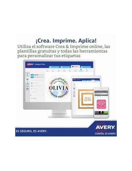 ETIQUETA ADH. AVERY REMOV.LASER TINTA BL.62X89MM