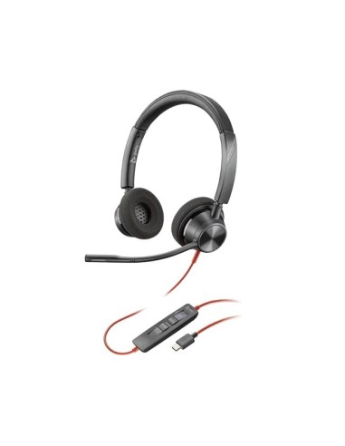 AURICULAR PLANTRONICS NG.WIRE 3320 DIAD BIAURAL USB-A MICRO 8X219AA