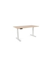 MESA ROCADA REG.ELECTRICA 129 CM ESTRUCTURA ACERO TABLERO 160 CM HAYA 2