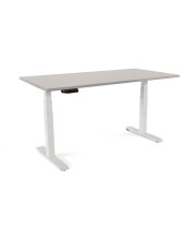 MESA ROCADA REG.ELECTRICA 129 CM ESTRUCTURA ACERO TABLERO 160 CM GRIS