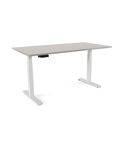 MESA ROCADA REG.ELECTRICA 129 CM ESTRUCTURA ACERO TABLERO 160 CM GRIS