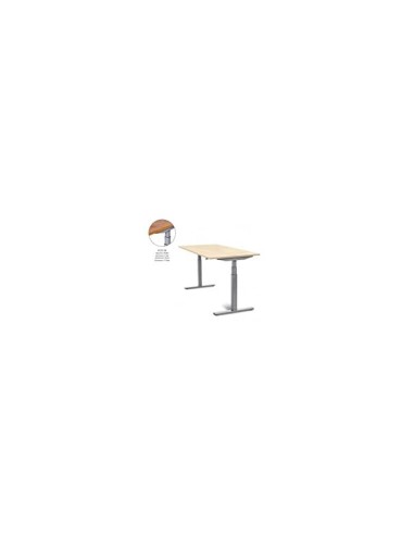 MESA ROCADA REG.ELECTRICA 129 CM ESTRUCTURA ACERO TABLERO 160 CM ROBL