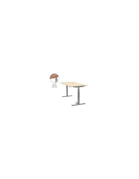 MESA ROCADA REG.ELECTRICA 129 CM ESTRUCTURA ACERO TABLERO 160 CM ROBL