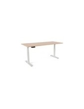 MESA ROCADA REG.ELECTRICA 129 CM ESTRUCTURA ACERO TABLERO 180 CM HAYA 2