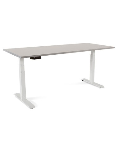 MESA ROCADA REG.ELECTRICA 129 CM ESTRUCTURA ACERO TABLERO 180 CM GRIS