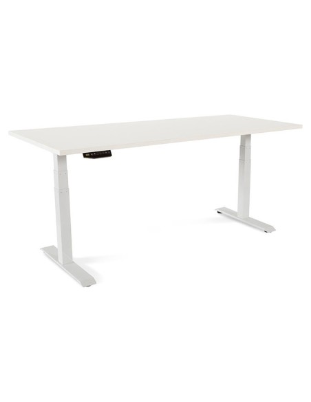 MESA ROCADA REG.ELECTRICA 129 CM ESTRUCTURA ACERO TABLERO 180 CM BL.