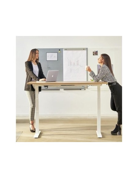 MESA ROCADA REG.ELECTRICA 129 CM ESTRUCTURA ACERO TABLERO 180 CM BL.