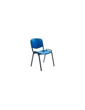 SILLA ROCADA CONFIDENTE ESTRUCTURA MET.RESPALDO ASIENTO POLIMERO AZ. 2