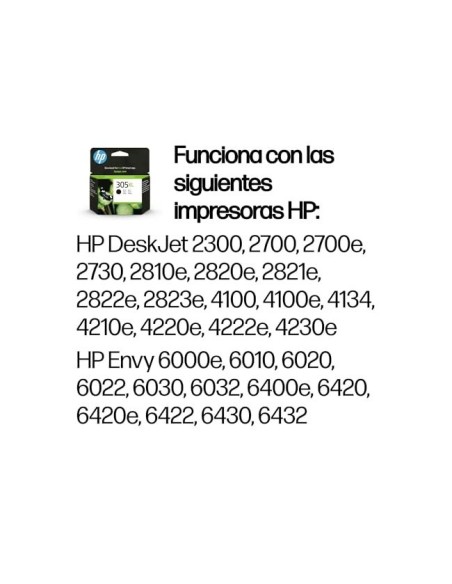 3YM62AE CARTUCHO HP 305XL DESKJET NG.240 PG.