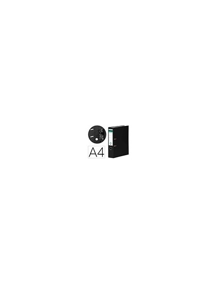 ARCHIVADOR PALANCA ELBA CHIC CARTON FORRADO PVC RADO A4 L.80MM NG.
