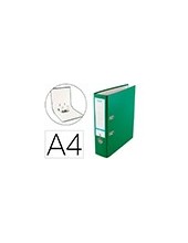 ARCHIVADOR PALANCA ELBA TOP CARTON COMPACTO PP. RADO A4 L.80MM VE. 2