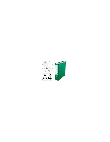 ARCHIVADOR PALANCA ELBA TOP CARTON COMPACTO PP. RADO A4 L.80MM VE.