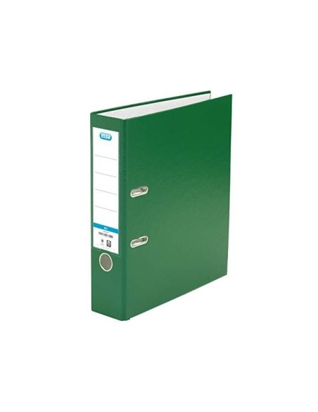 ARCHIVADOR PALANCA ELBA TOP CARTON COMPACTO PP. RADO A4 L.80MM VE.