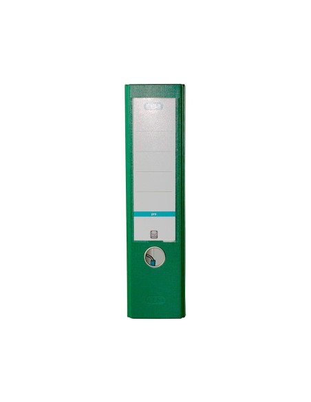 ARCHIVADOR PALANCA ELBA TOP CARTON COMPACTO PP. RADO A4 L.80MM VE.