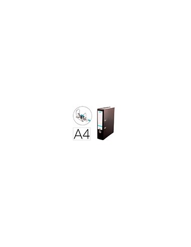 ARCHIVADOR PALANCA ELBA TOP CARTON COMPACTO PP. RADO A4 L.80MM NG.