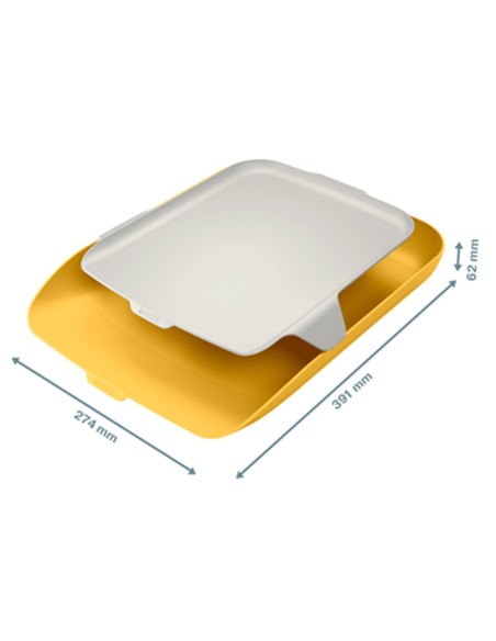 BANDEJA PLAST.LEITZ COSY AM. 274X62X391MM