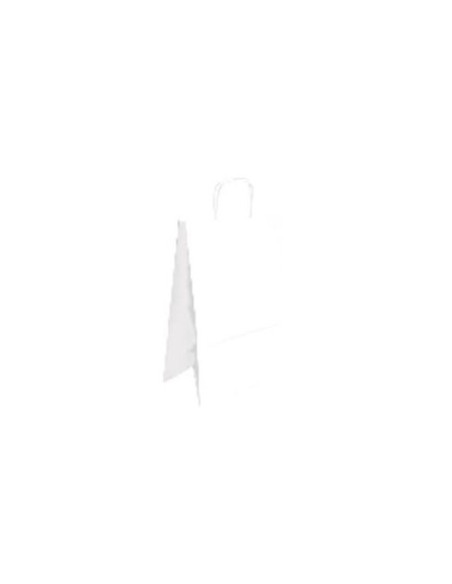 BOLSA PAPEL BASIKA CELULOSA BL.ASA RETORCIDA "L" 320X140X400MM