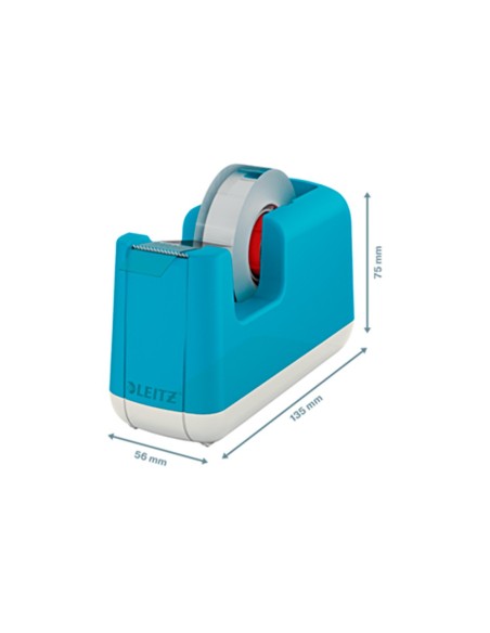 PORTARROLLO LEITZ COSY PLAST.CINTAS 33MT.AZ.
