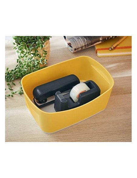 PORTARROLLO LEITZ COSY PLAST.CINTAS 33MT.GRIS