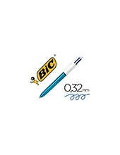BOLIGRAFO BIC 4 SHINE AZ. 1MM 2