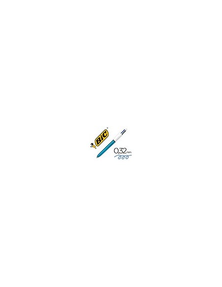 BOLIGRAFO BIC 4 SHINE AZ. 1MM