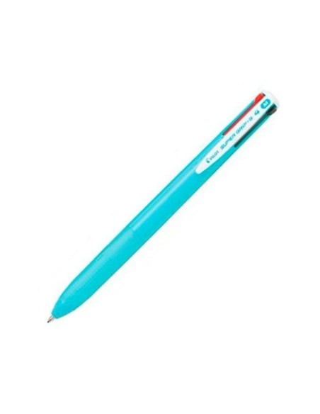 BOLIGRAFO PILOT SUPER GRIP G 4 RETRACTIL SUJECION CAUCHO CUERPO AZ.