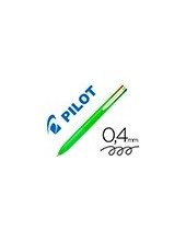 BOLIGRAFO PILOT SUPER GRIP G 4 RETRACTIL SUJECION CAUCHO CUERPO VE. 2