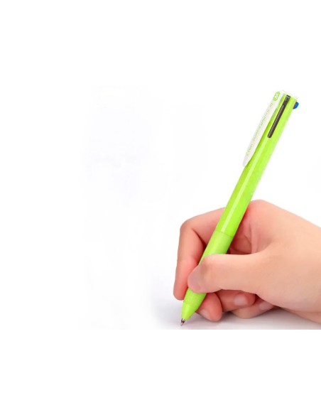 BOLIGRAFO PILOT SUPER GRIP G 4 RETRACTIL SUJECION CAUCHO CUERPO VE.