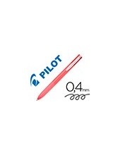 BOLIGRAFO PILOT SUPER GRIP G 4 RETRACTIL SUJECION CAUCHO CUERPO ROSA 2