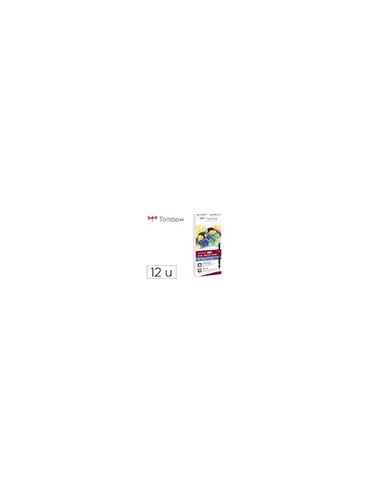 ROTULADOR TOMBOW ACUARELABLE DOBLE PUNTA PINCEL PRIMARIOS 12 UD.SURT.
