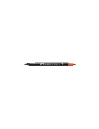 ROTULADOR LYRA AQUA BRUSH ACUARELABLE DOBLE TONOS PRIMARIOS 6 UD.