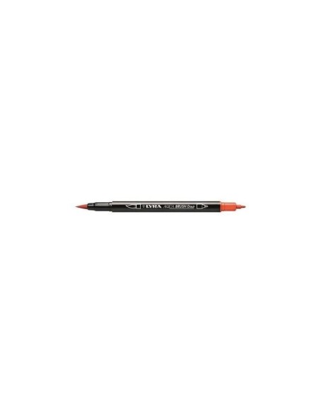 ROTULADOR LYRA AQUA BRUSH ACUARELABLE DOBLE TONOS PRIMARIOS 6 UD.
