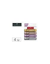 ROTULADOR FABER FLUORESCENTE TEXLINER 46 METALICO  4 UD.SURT. 2
