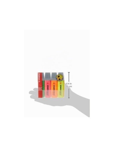 ROTULADOR STABILO BOSS FLUORESCENTE 70  4 UD.SURT.