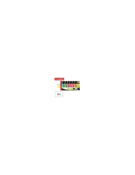 ROTULADOR STABILO BOSS FLUORESCENTE 70  8 UD.SURT.