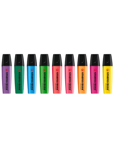 ROTULADOR STABILO BOSS FLUORESCENTE 70  8 UD.SURT.