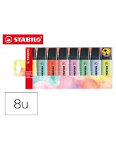 ROTULADOR STABILO BOSS FLUORESCENTE 70 PASTEL  8 UD.SURT.