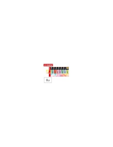 ROTULADOR STABILO BOSS FLUORESCENTE 70 PASTEL  8 UD.SURT.