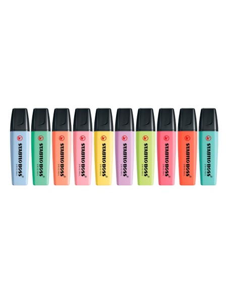 ROTULADOR STABILO BOSS FLUOR.70 PASTEL EXPOSIT BOMBONERA 60 UD.SURT.