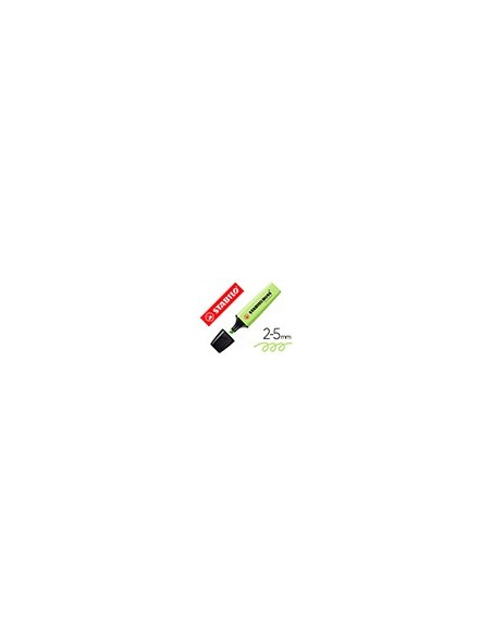 ROTULADOR STABILO BOSS FLUORESCENTE 70 PASTEL CHISPA LIMA