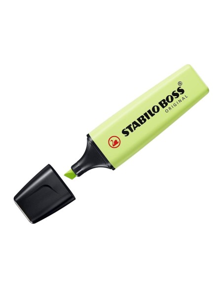 ROTULADOR STABILO BOSS FLUORESCENTE 70 PASTEL CHISPA LIMA