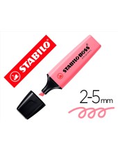 ROTULADOR STABILO BOSS FLUORESCENTE 70 PASTEL ROSA CEREZO FLOR