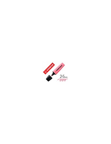 ROTULADOR STABILO BOSS FLUORESCENTE 70 PASTEL ROSA CEREZO FLOR