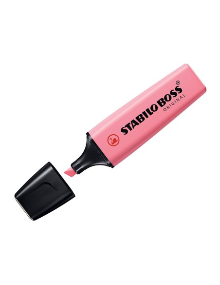 ROTULADOR STABILO BOSS FLUORESCENTE 70 PASTEL ROSA CEREZO FLOR