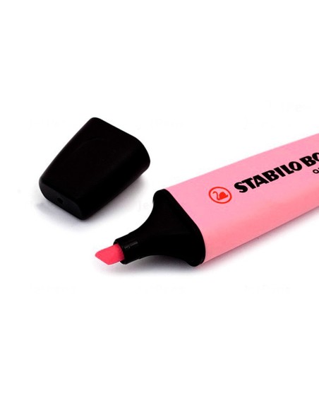 ROTULADOR STABILO BOSS FLUORESCENTE 70 PASTEL ROSA CEREZO FLOR